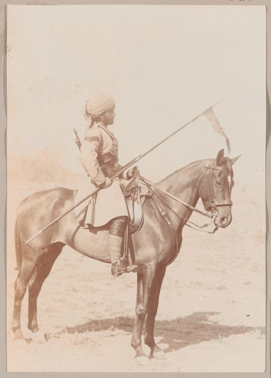 Lance Daffadar Sultan Khan, Caballería India, orden de instrucción, Delhi de Unknown photographer