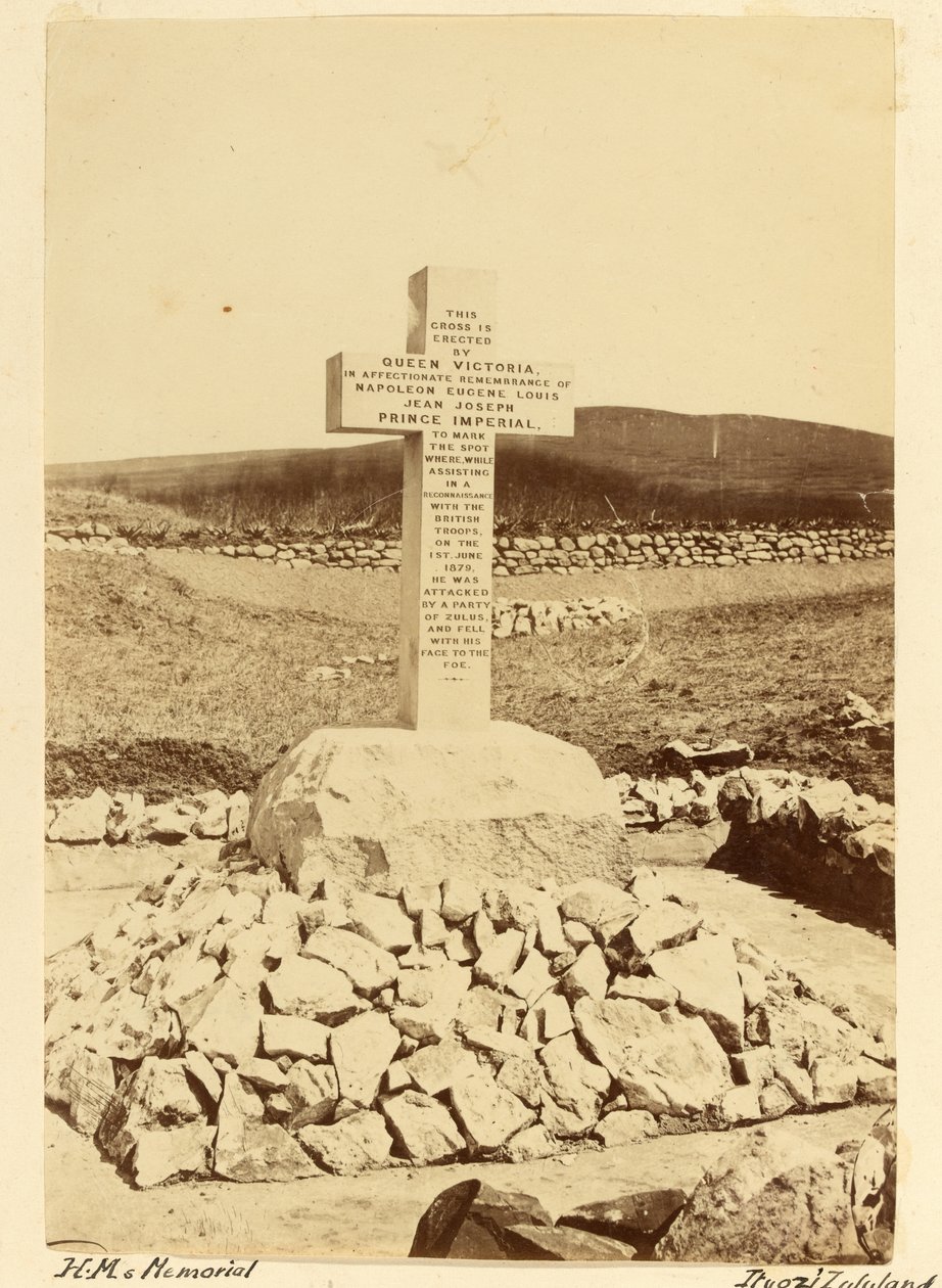Memorial al Príncipe Imperial, 1881 de Unknown photographer