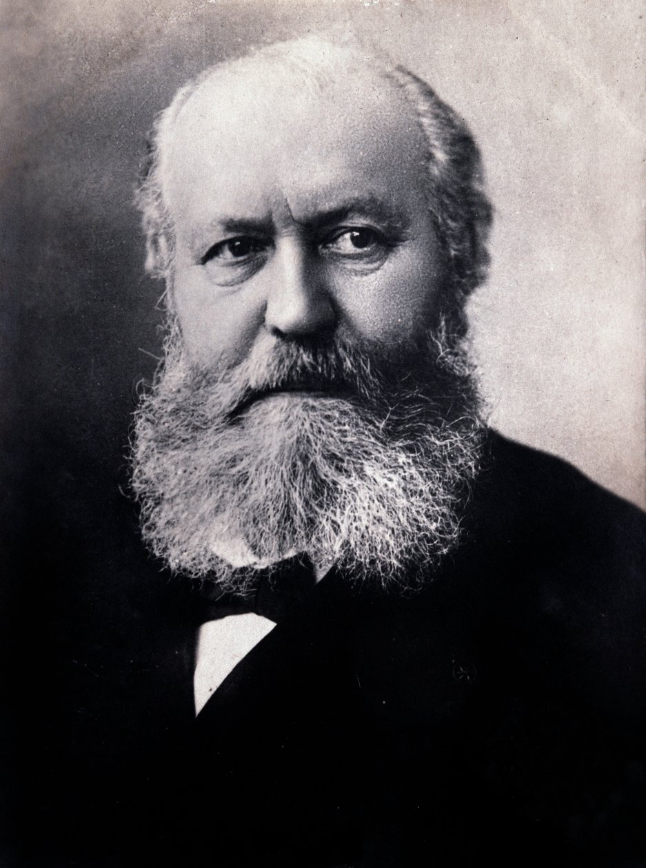 Retrato de Charles Gounod (foto en blanco y negro) de Unknown photographer