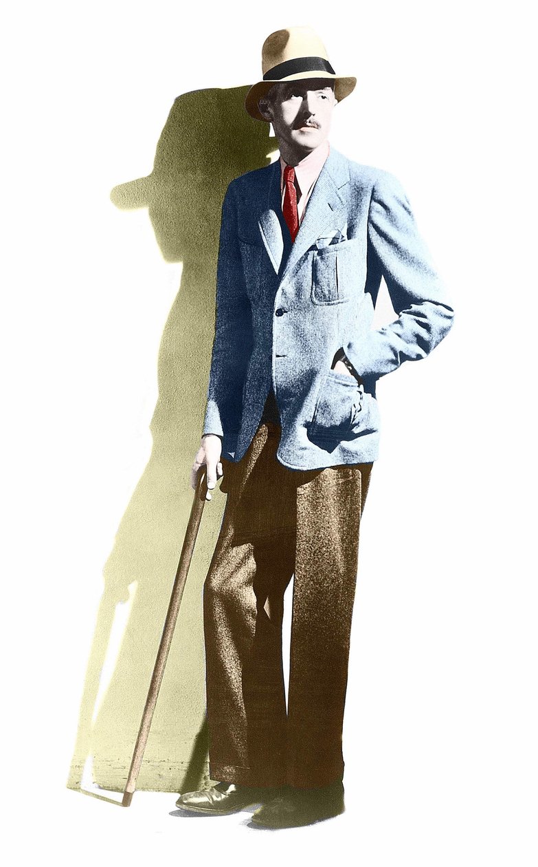 Retrato de Dashiell Hammett (1894-1961), escritor estadounidense de Unknown photographer