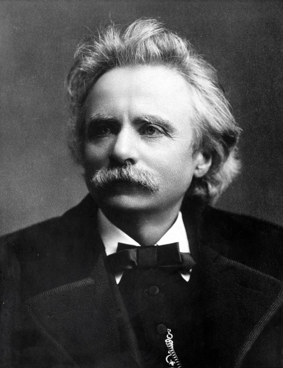 Retrato de Edvard Grieg (1843 - 1907) compositor noruego. de Unknown photographer