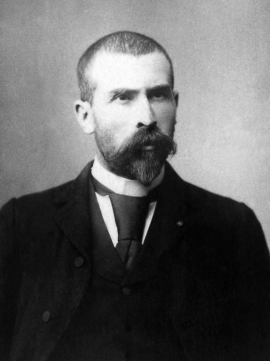 Retrato de Emile Roux (1853-1933), médico y biólogo francés de Unknown photographer