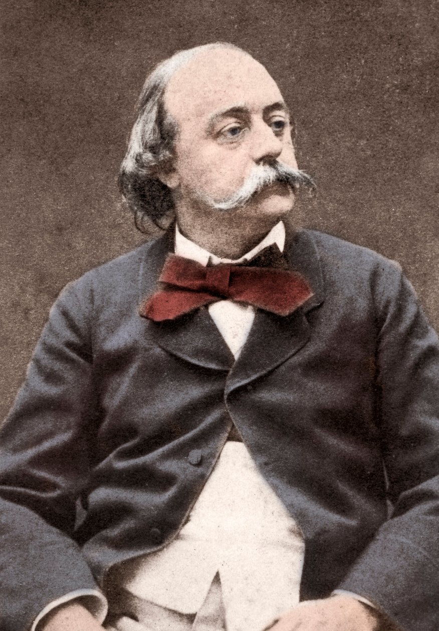 Retrato del escritor inglés Gustave Flaubert (1821-1880) de Unknown photographer