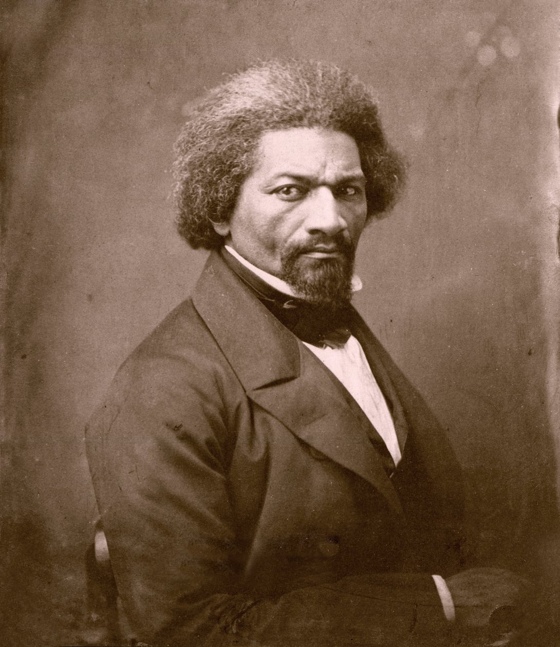 Retrato de Frederick Douglass (impresión de albúmina) de Unknown photographer