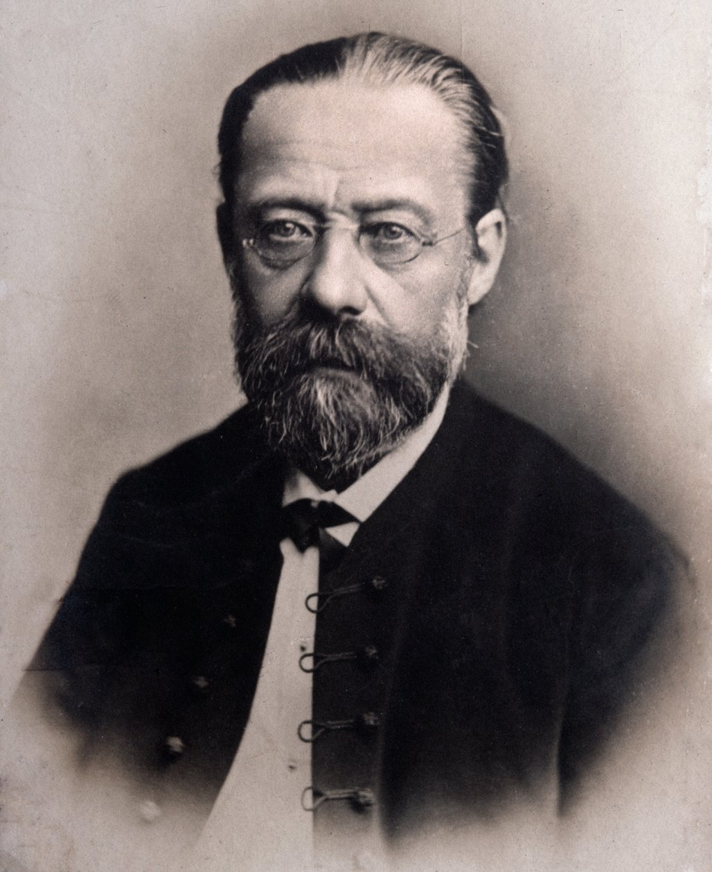 Retrato de Friedrich Smetana (grabado después de una foto) de Unknown photographer