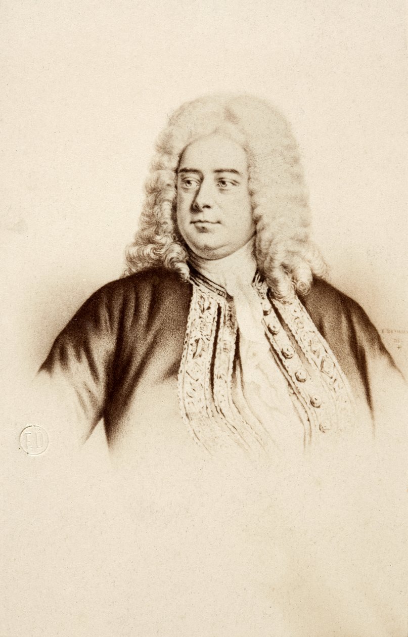 Retrato de George Frideric Handel de Unknown photographer