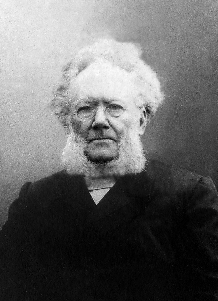 Retrato de Henrik Johan Ibsen (1828-1906), dramaturgo noruego. de Unknown photographer