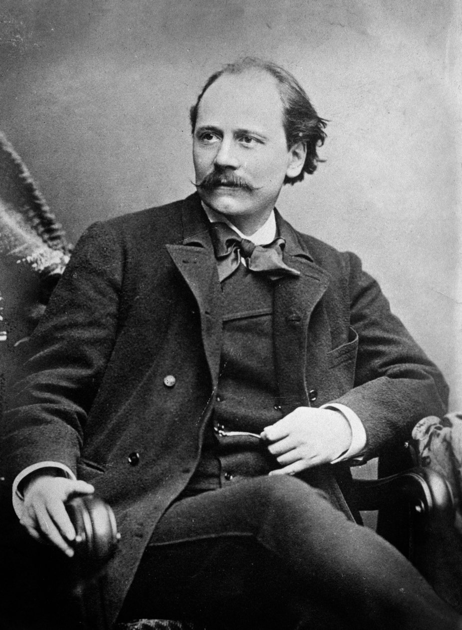 Retrato de Jules Massenet (foto en blanco y negro) de Unknown photographer
