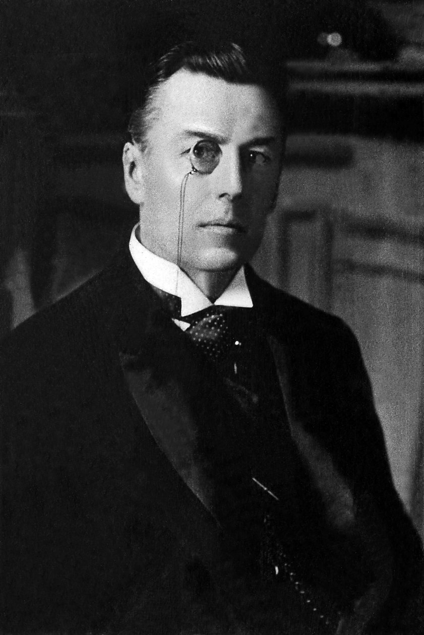 Retrato de Lord Joseph Chamberlain (1836-1914), político británico. de Unknown photographer