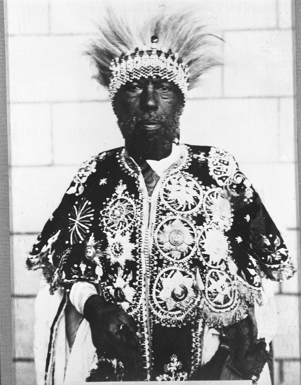 Retrato de Menelik II (1844 - 1913) Rey de Etiopía. de Unknown photographer
