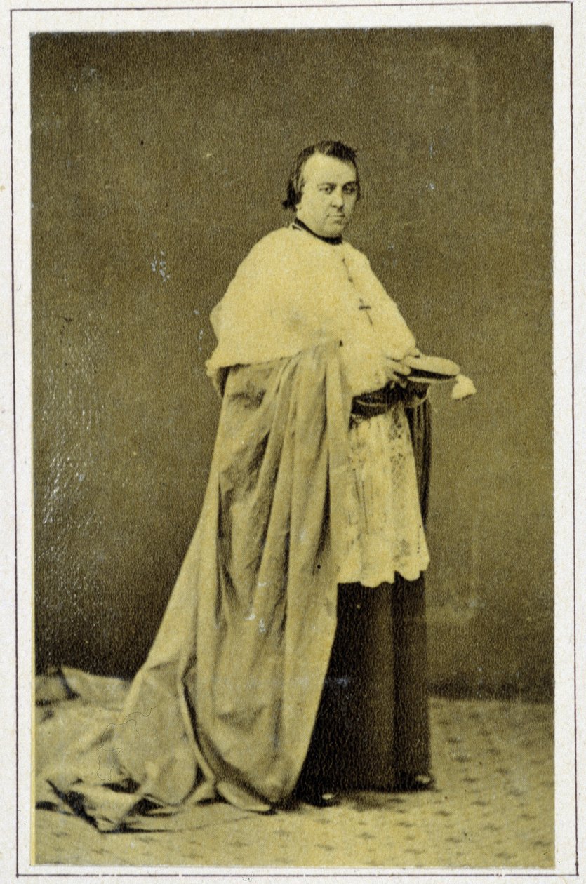 Retrato de Monseigneur Lavigerie (1825 - 1892) en 1869 de Unknown photographer