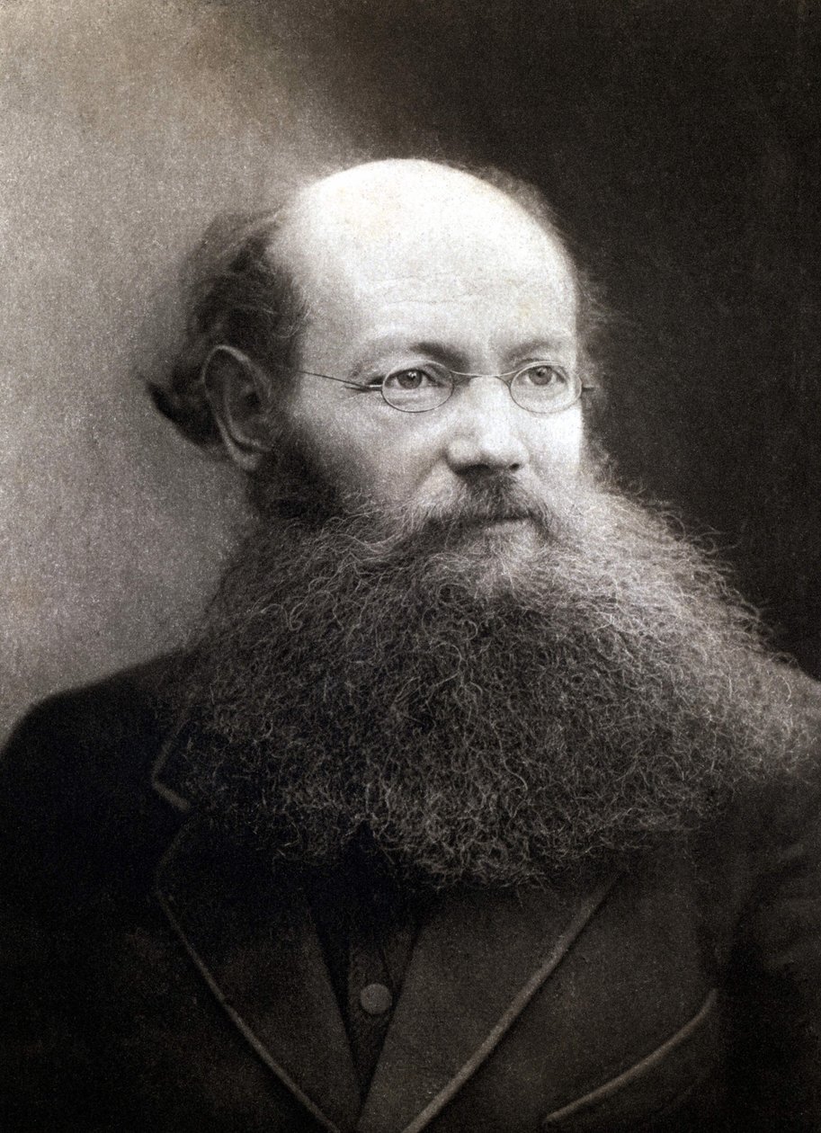 Retrato del Príncipe Piotr Alekseyevich Kropotkin (1842-1921), revolucionario y anarquista ruso. de Unknown photographer