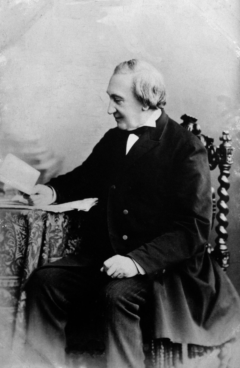 Retrato de Robert Franz (foto en blanco y negro) de Unknown photographer