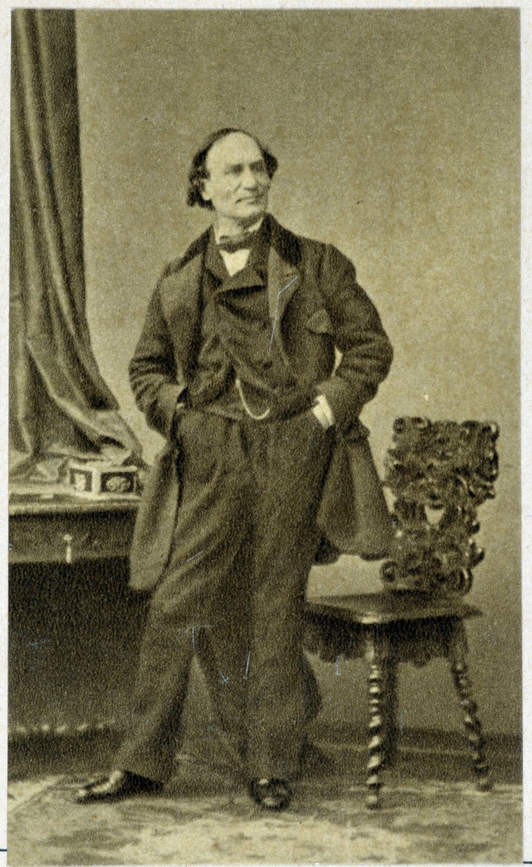Retrato de Robert Houdin en 1855 (mago francés del siglo XIX) de Unknown photographer
