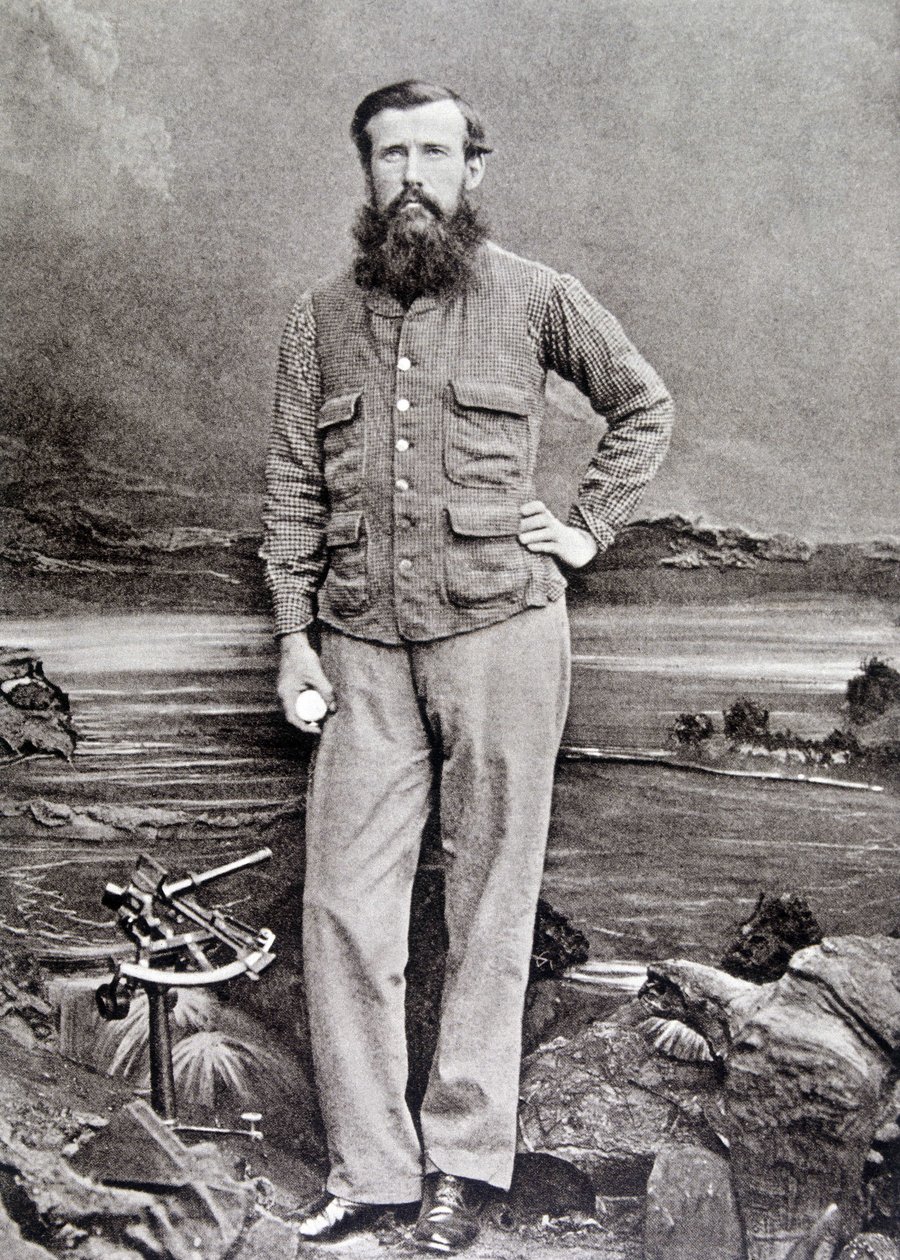 Retrato de Speke, explorador británico (1827 - 1864) de Unknown photographer