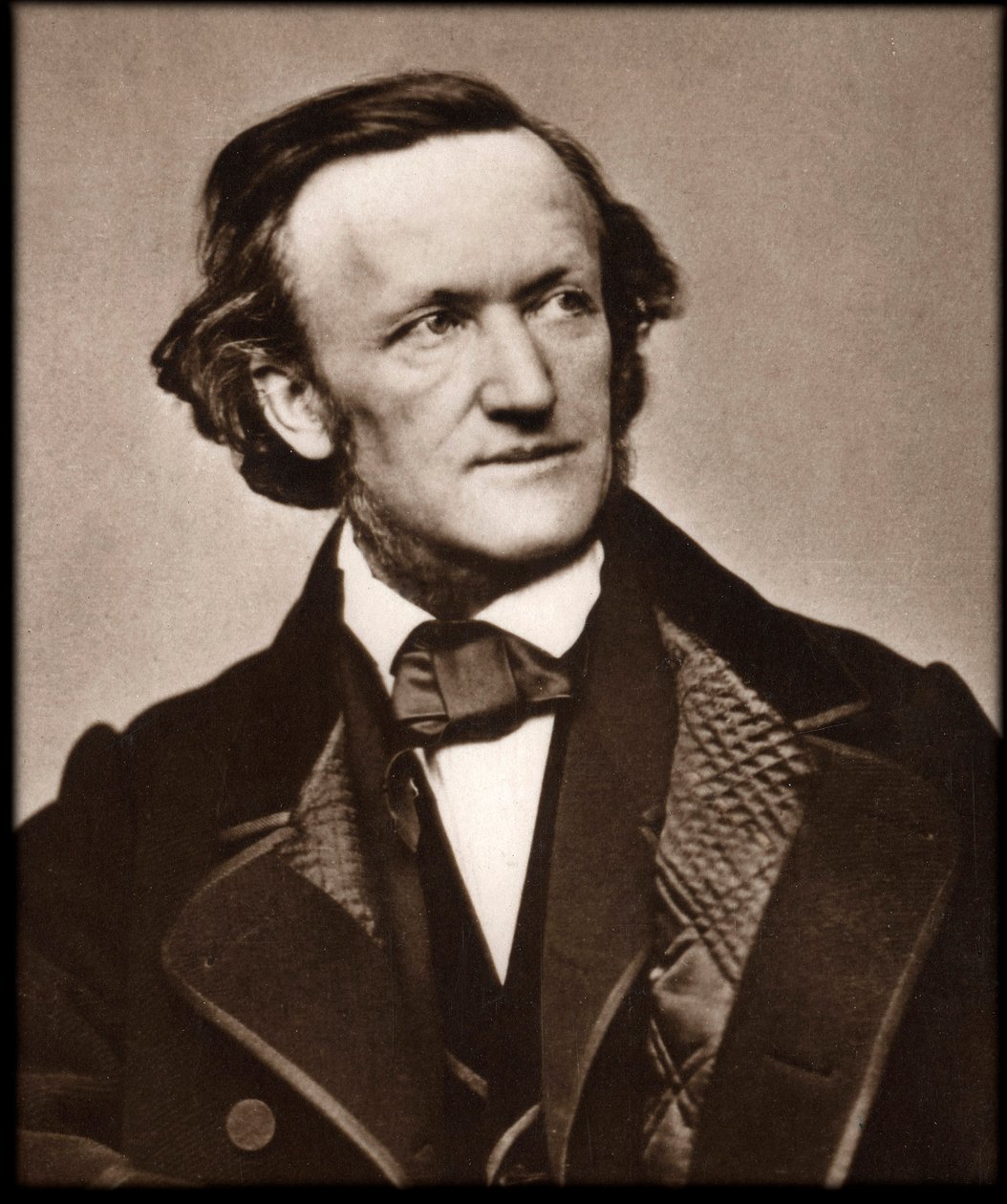 Retrato del compositor Richard Wagner - Retrato de Richard Wagner, compositor alemán de Unknown photographer