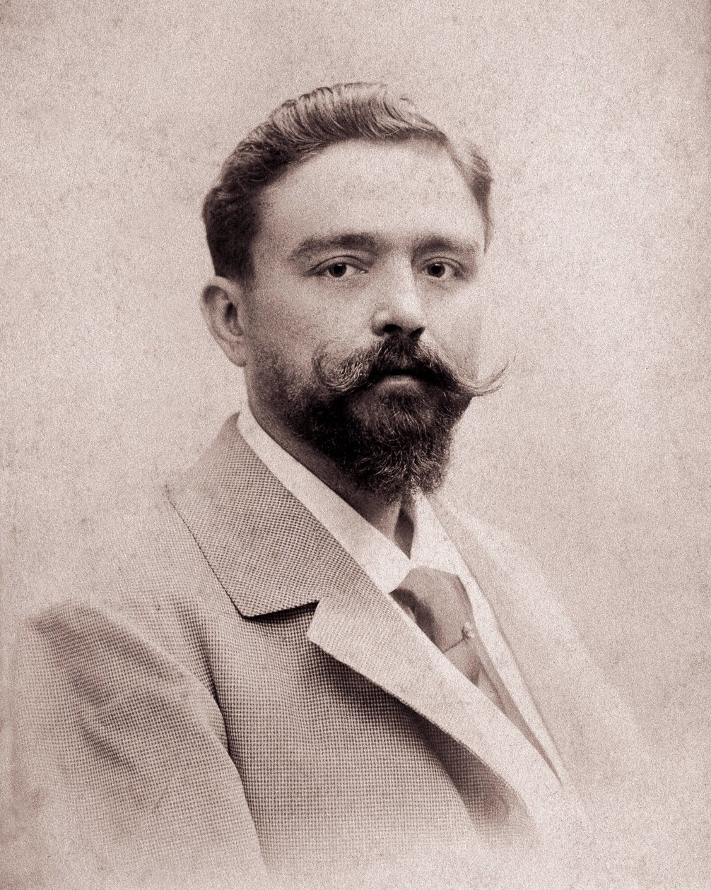Retrato del compositor y pianista Isaac Albéniz (1860-1909) a los 35 años de Unknown photographer