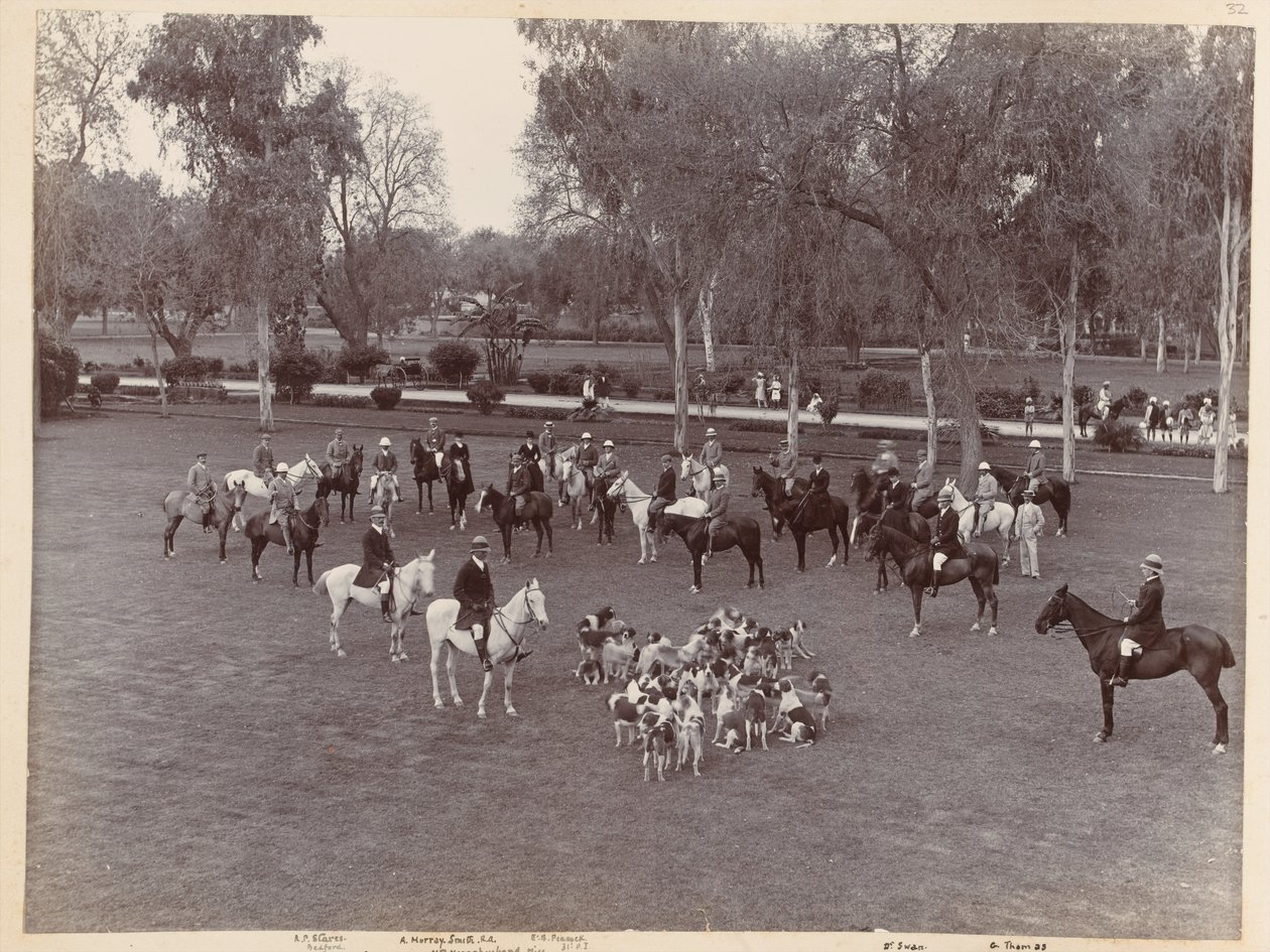 La caza en el valle de Peshawar de Unknown photographer