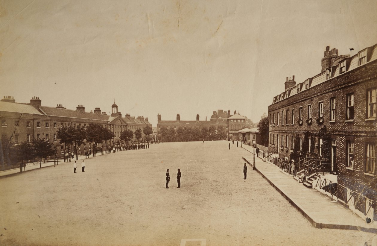 Cuartel de la Marina Real en Chatham, Kent, Reino Unido, finales del siglo XIX de Unknown photographer