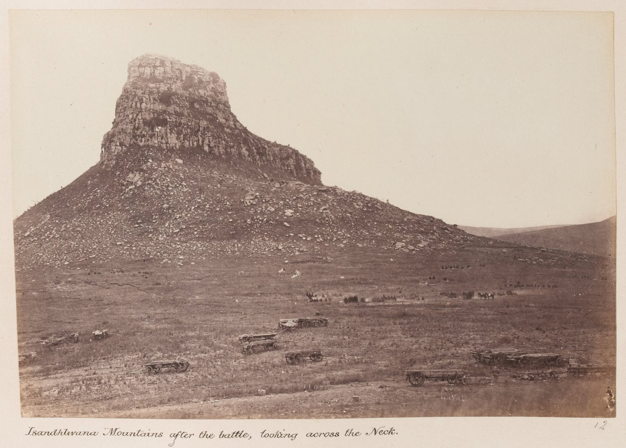 El campo de batalla de Isandlwana de Unknown photographer