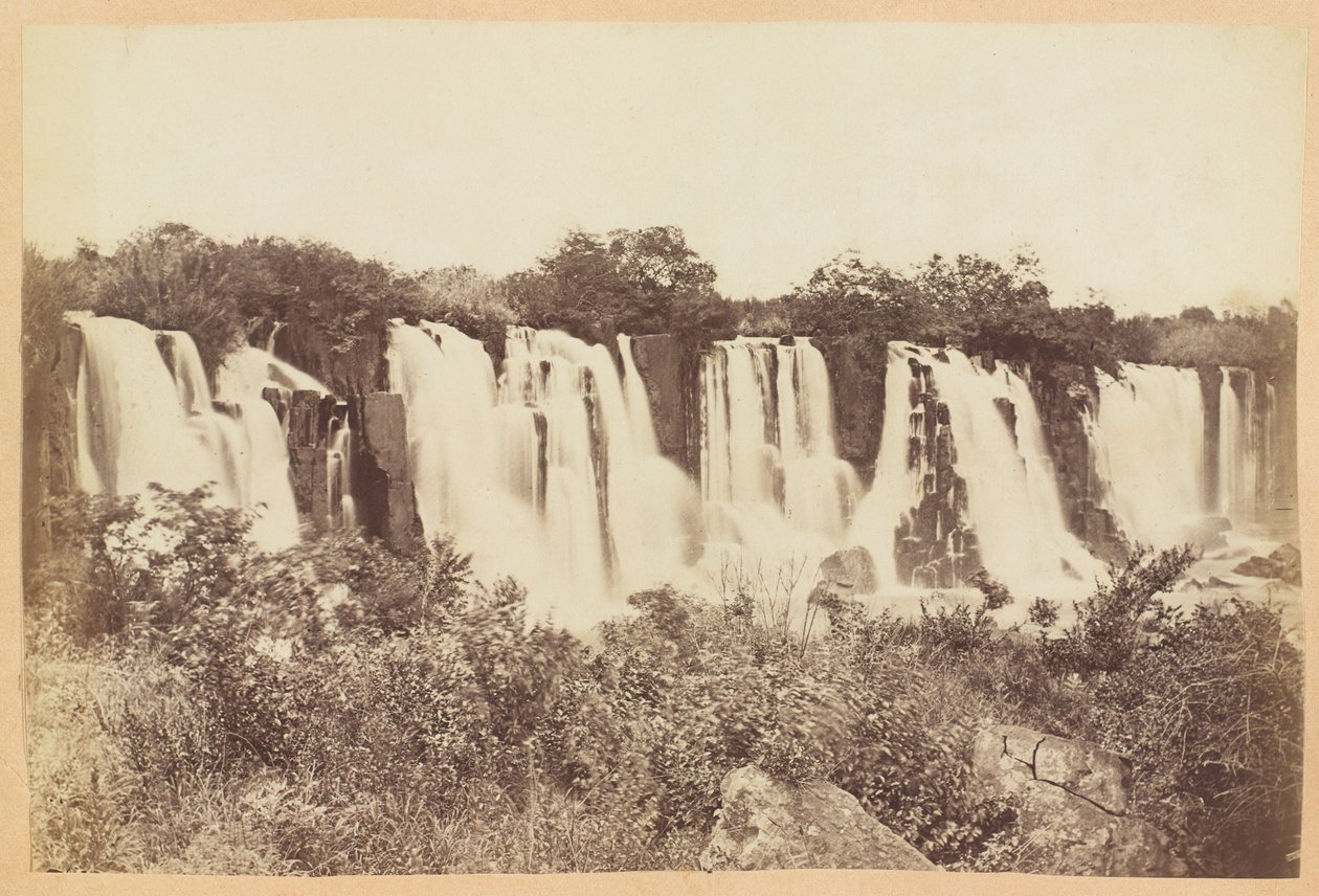 Cataratas Umgeni, Provincia de Natal, Sudáfrica, 1882 circa de Unknown photographer