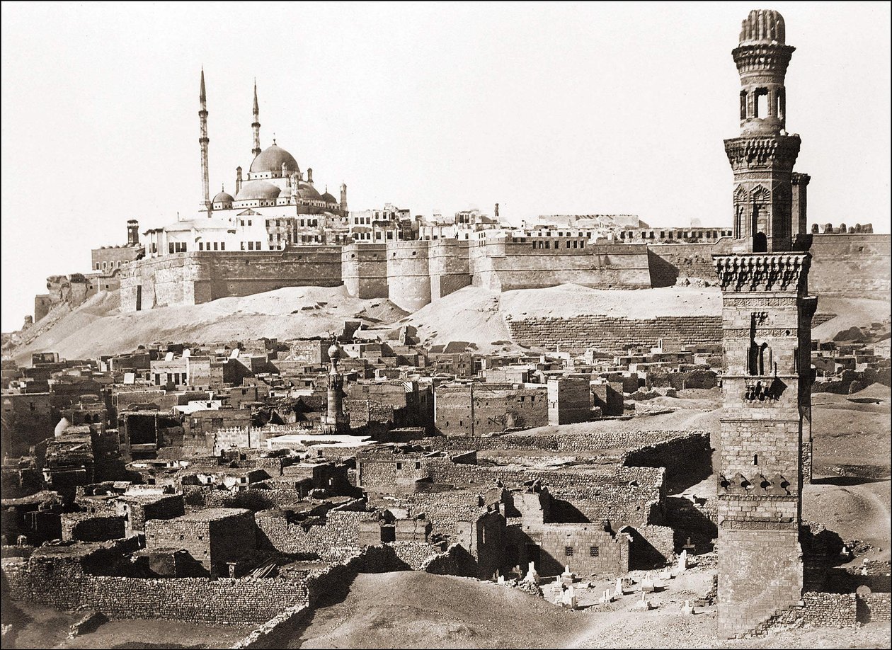 Vista de El Cairo, fotografía alrededor de 1870. de Unknown photographer