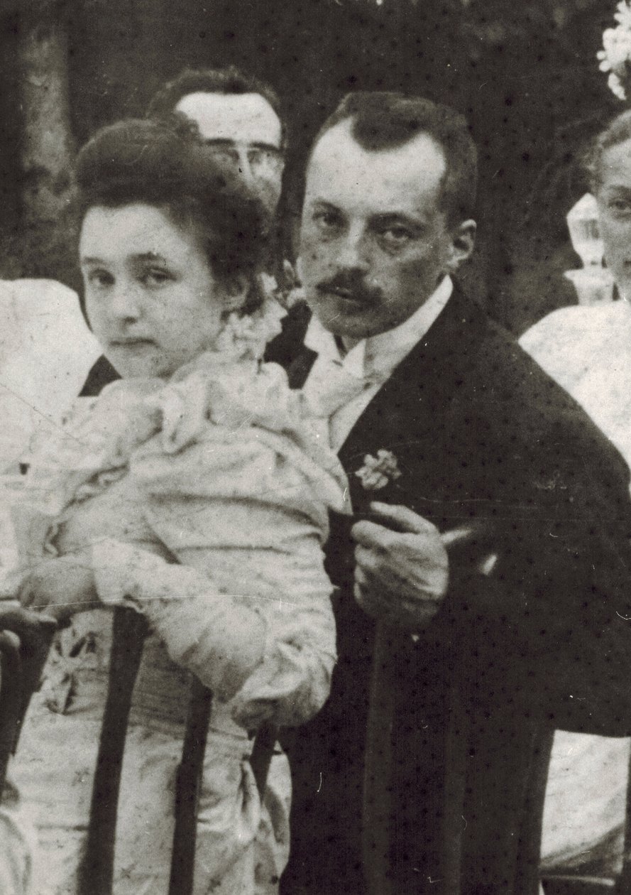 Vladimir Dmitrievich Nabokov (1870-1922) y Elena Ivanovna Rukavishnikova (1876-1939) de Unknown photographer