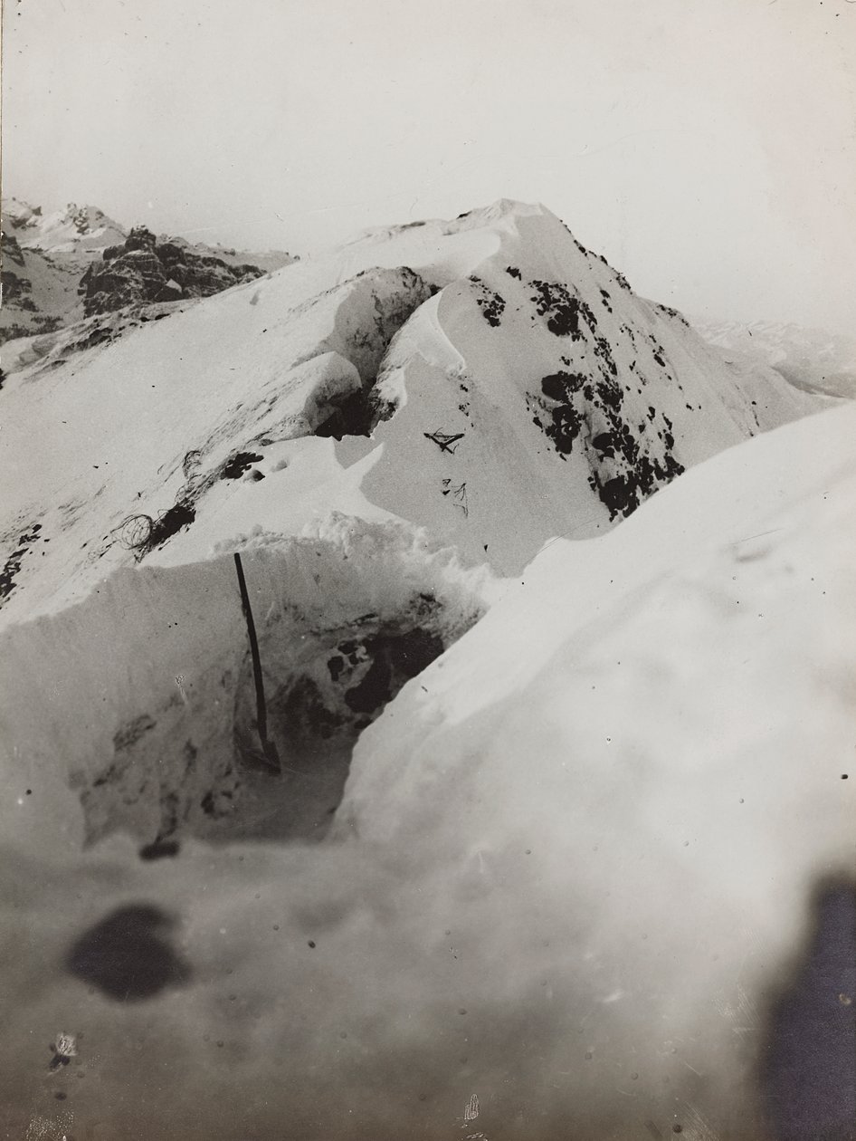 Primera Guerra Mundial: paisaje de montaña de Unknown photographer