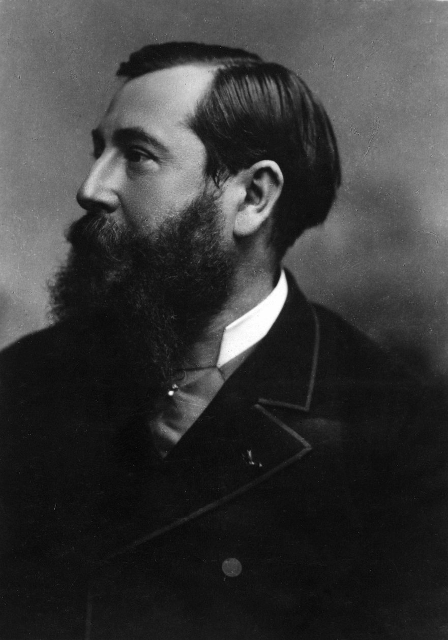 Retrato de Léo Delibes (1836 - 1891), compositor francés de Unknown photographer