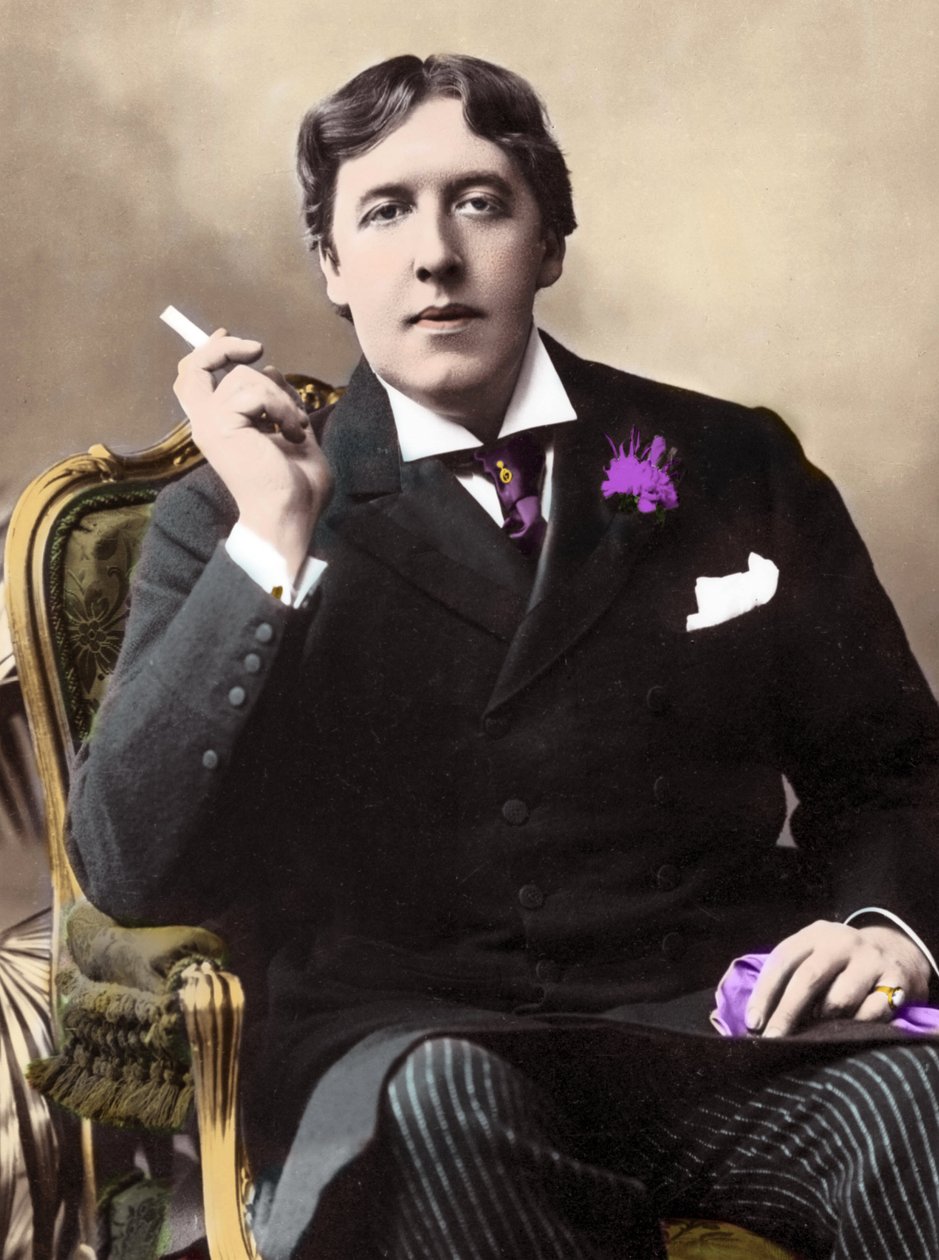 Retrato de Oscar Wilde. Fotografía del siglo XIX de Unknown photographer