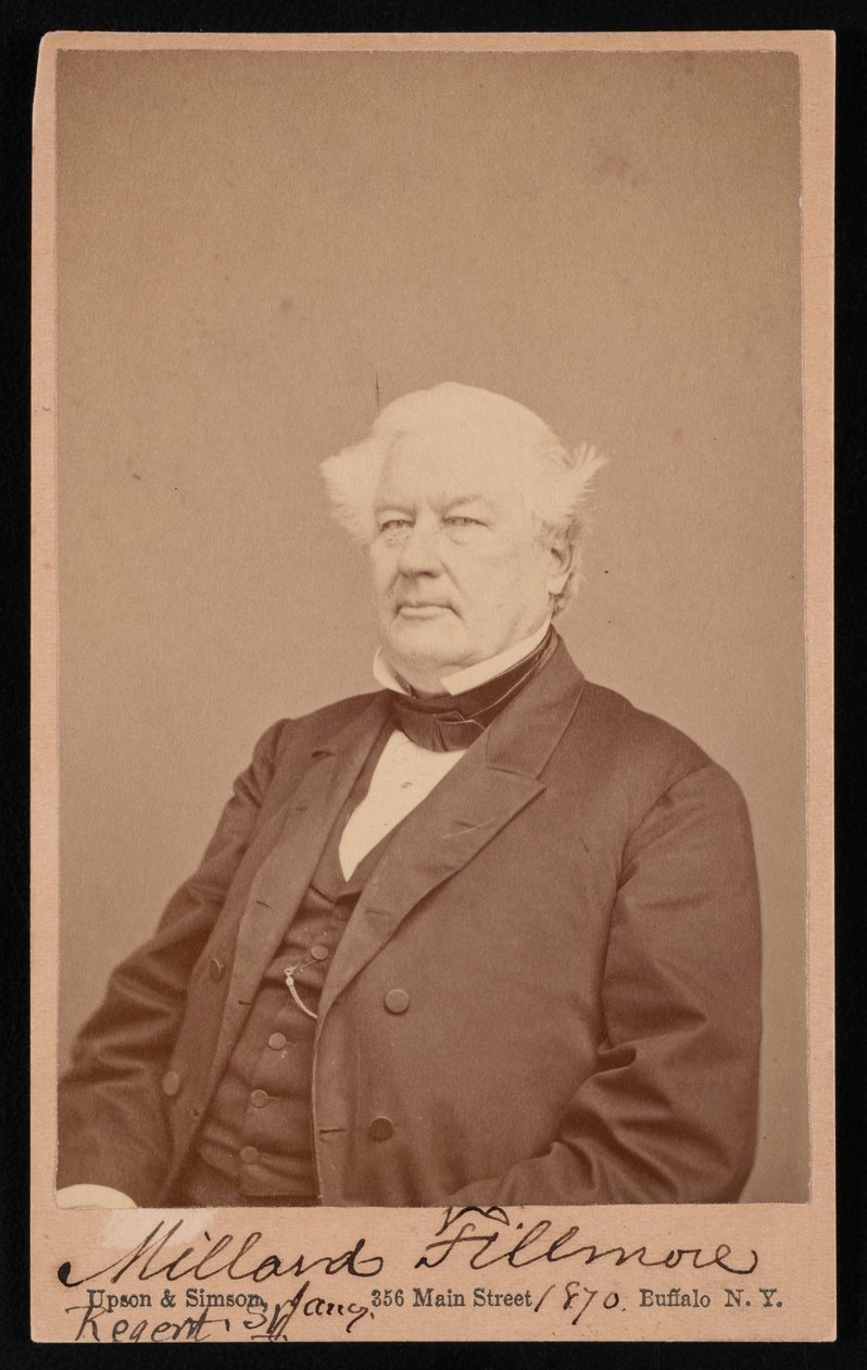 Retrato de Millard Fillmore 1800-1874, 4 de enero de 1870 de Upson and Simson