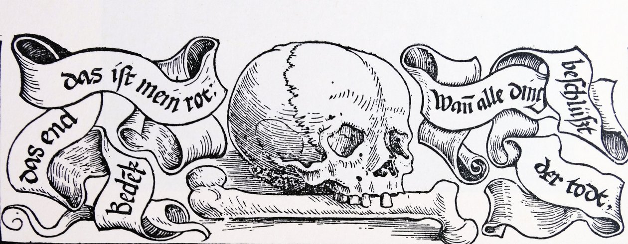 Amor venal, xilografía que representa la muerte, ca.1511 de Urs Graf