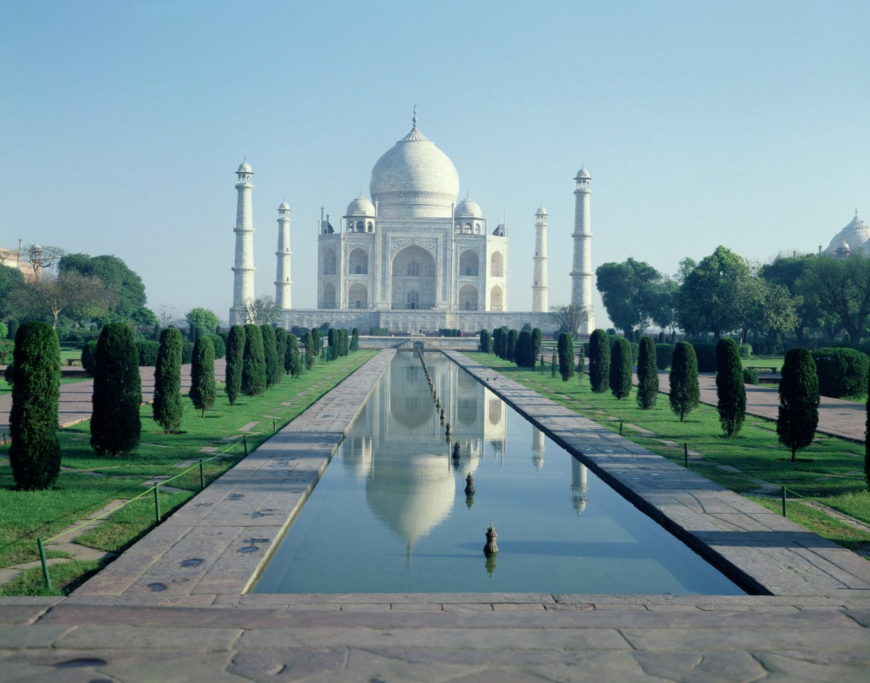 Taj Mahal, construido en 1647 de Ustad Ahmad Lahori
