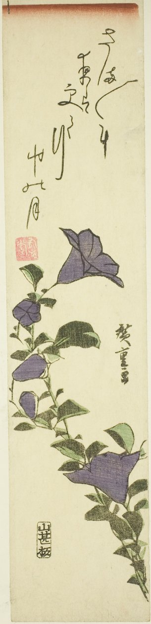 Flores de campana chinas de Utagawa Hiroshige