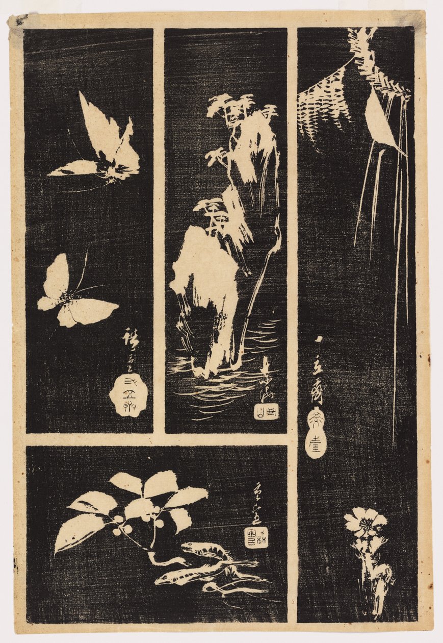 Hoja Harimaze de Utagawa Hiroshige