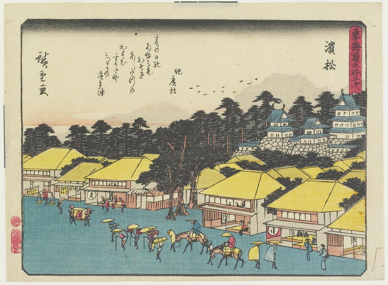 Mamamatsu, 1837-1844 de Utagawa Hiroshige