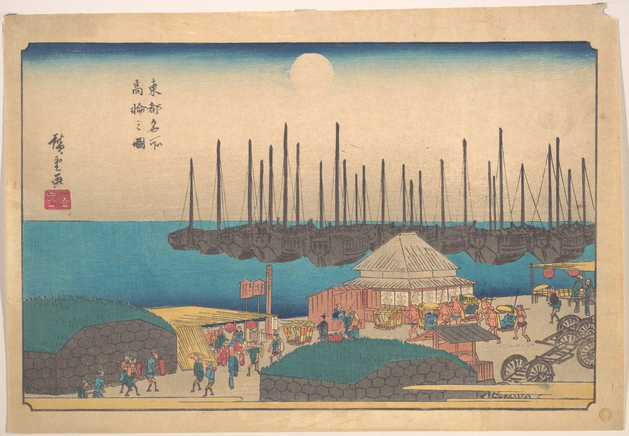 Vista de Takanawa de Utagawa Hiroshige