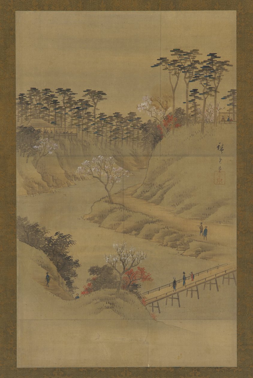 Paisaje de verano, mediados del siglo XIX de Utagawa Hiroshige II