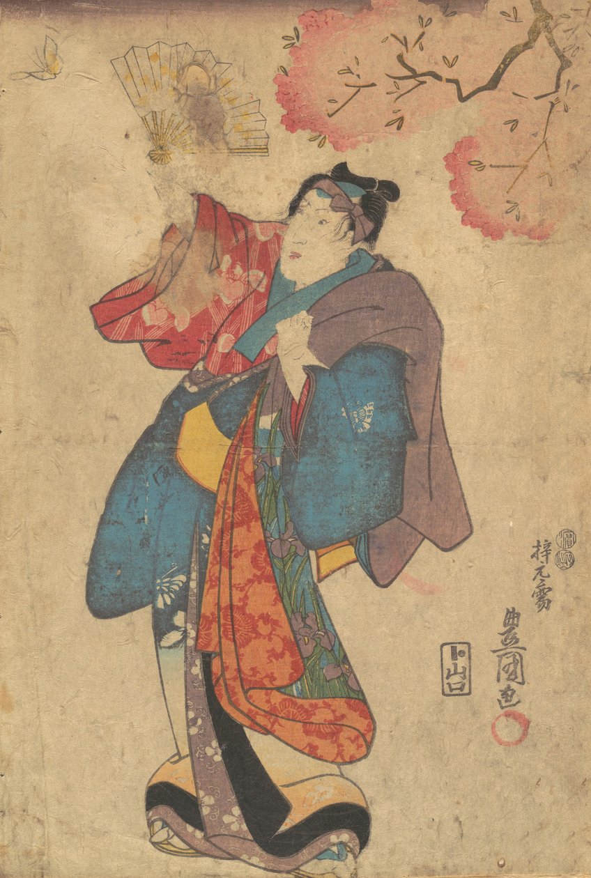 Impresión, siglo XIX de Utagawa Kunisada