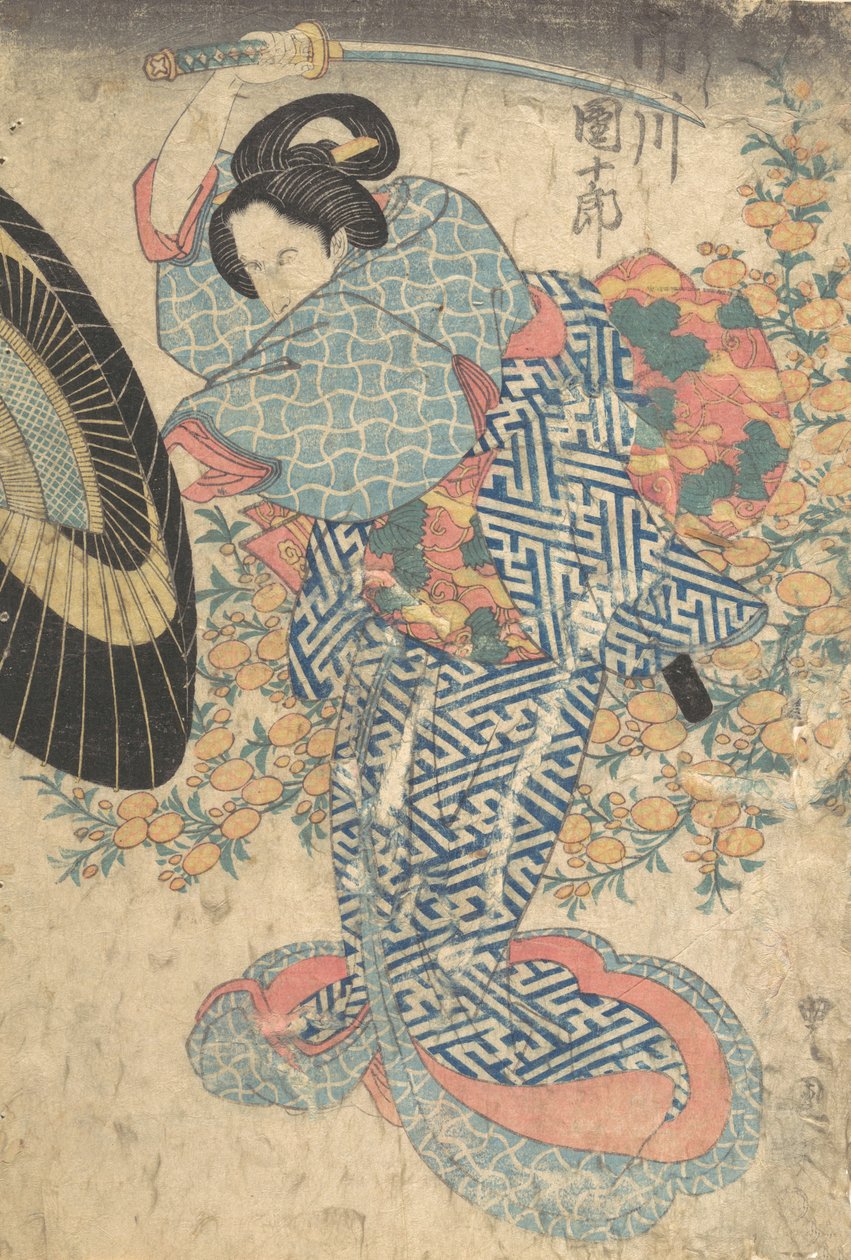 Impresión, siglo XIX de Utagawa Kunisada