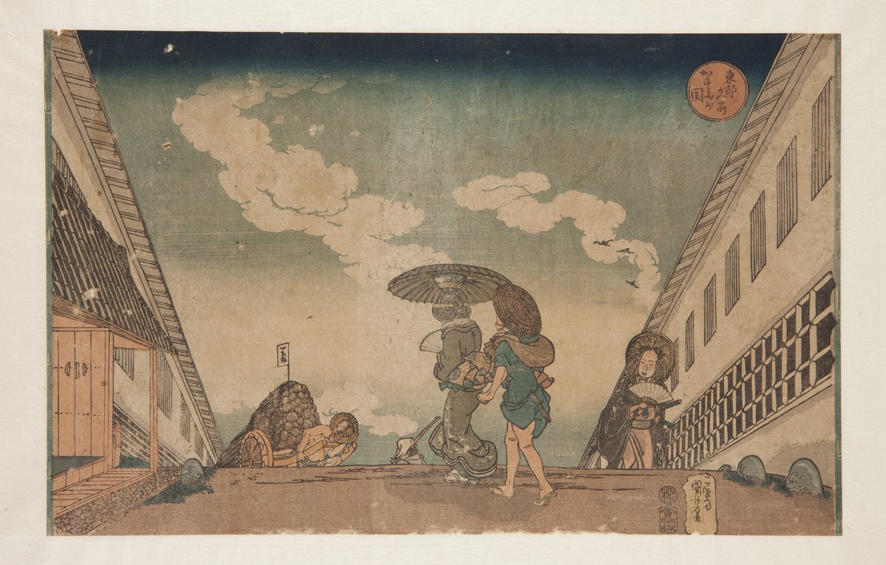 Kasumigaseki de Utagawa Kuniyoshi