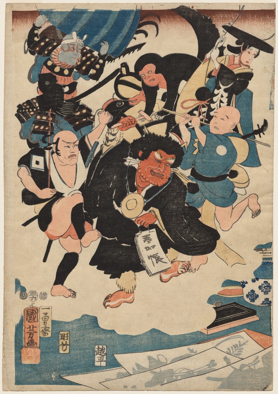 El extraño suceso de Ukiyo Matahei y sus famosas pinturas de Utagawa Kuniyoshi