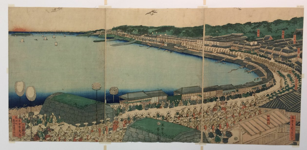 Procesiones del Daimyo por el Tokaido de Utagawa Sadahide