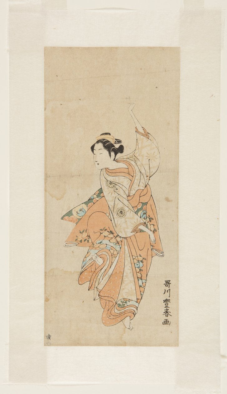 Geisha bailando de Utagawa Toyoharu