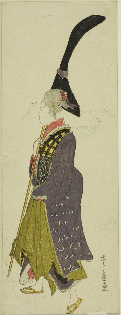 Parodia de una procesión de daimyo de Utagawa Toyohiro