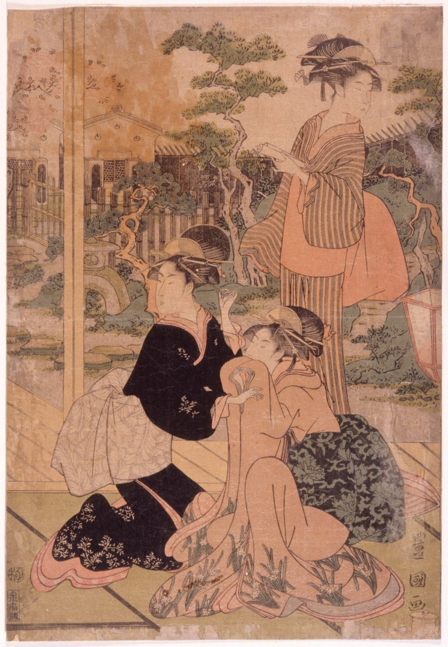 Tres bellezas de Utagawa Toyokuni