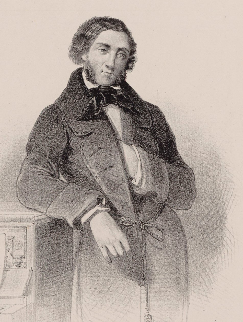 Retrato del pianista y compositor Felix Mendelssohn Bartholdy 1809-1847 de V. Guillet