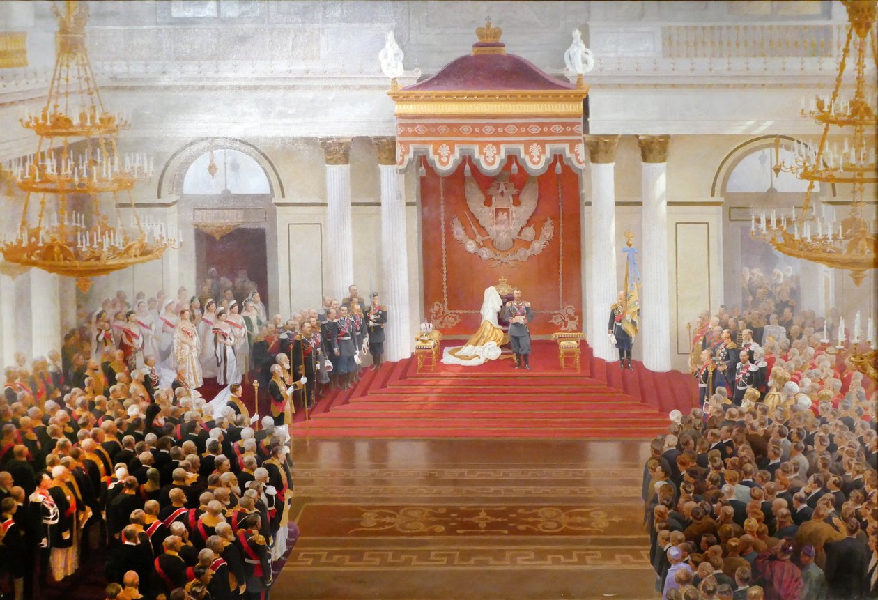 Discurso desde el trono del emperador Nicolás II con motivo de la apertura de la Primera Duma Estatal de V Polyakov