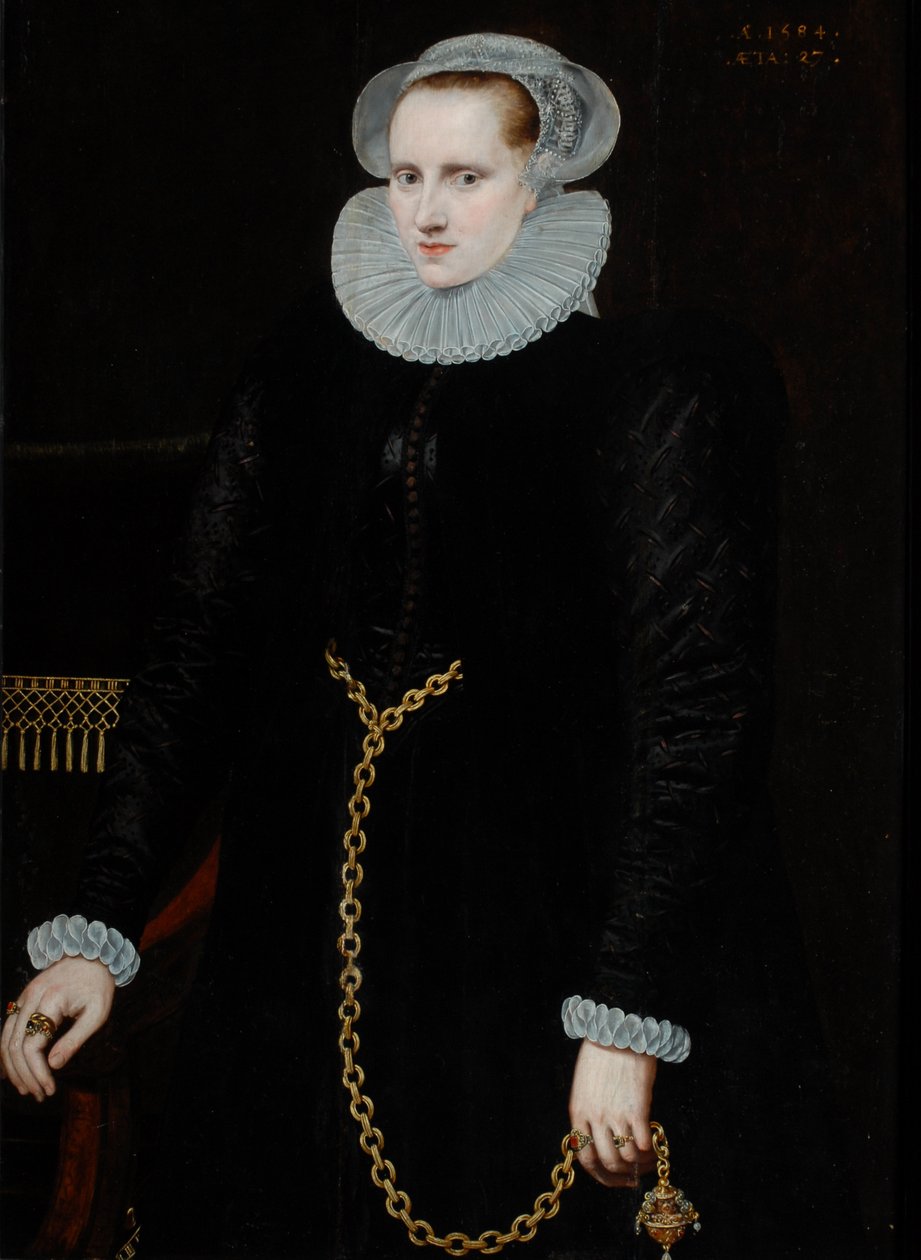 Retrato de una dama de 27 años de V. de Bosse