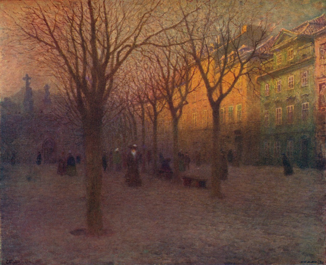 Ostrov Kampa, Praga, c1879-1906, 1906 de Vaclav Jansa